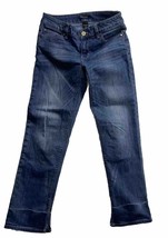 White House Black Market Slim Crop Jeans Womens 2 Blue - $16.83