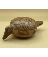 Abstract Armadillo Ceramic Studio Pottery Signed P Miller Chile READ - $32.96