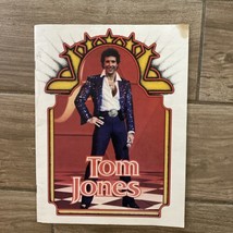 Tom Jones Autographed/Signed 8” x 11” Color Tour Book 1980’s Authentic Signature - £55.22 GBP