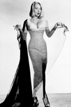 Joi Lansing 1950&#39;s B movie starlet sexy cleavage pose in sequined dress ... - £3.71 GBP