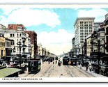Canal Street View New Orleans LA Louisiana LA UNP WB Postcard Y1 - $4.90