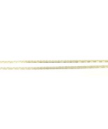 10k Two Tone Gold Gucci Mariner Diamond Cut Necklace Chain 18&quot; - $171.52 CAD