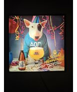 Bud Light Beer Sign Spuds Mackenzie lighted Original Party Animal 1986 W... - $133.65