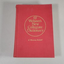 1977 Websters New Collegiate Dictionary Hardcover Book A Merriam Webster VTG - £19.94 GBP