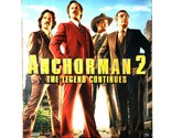 Anchorman 2: The Legend Continues (Blu-ray, 2013, *Missing DVD) w/ Slip ! - $5.88