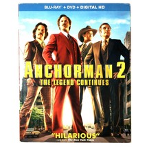 Anchorman 2: The Legend Continues (Blu-ray, 2013, *Missing DVD) w/ Slip ! - £4.62 GBP