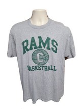 Rams Basketball Adult Large Gray TShirt - £15.67 GBP