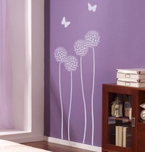 Flower Stencil Allium Twins, DIY Reusable Stencils for easy home decor - $34.95