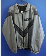 Army Men’s Physical fitness jacket full zip, Gray, Large Regular - €16,86 EUR