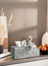 Luxury Astronaut Bunny Tissue Box  Lunar Surface Storage Holder, Modern... - $1,829.98 MXN