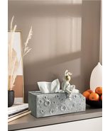 Luxury Astronaut Bunny Tissue Box  Lunar Surface Storage Holder, Modern... - $138.93 CAD