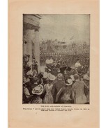 Antique 1910 Print The Life Of King Edward VII and Career of King George... - $20.75
