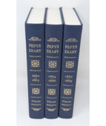 Samuel Pepys Diary 1660 - 1669 Folio Society 1997 3 Volume Book Set 1996... - $39.59