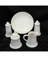 Pfaltzgraff Wyndham Serving Pcs Cream Sugar Salt Pepper Serving Bowl Lot... - $45.65 CAD