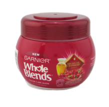 Garnier Whole Blends Color Care Mask W/Argan Oil &amp; Cranberry Extracts 10.1 Fl Oz - £10.19 GBP