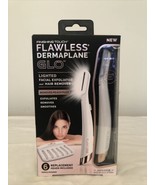 Finishing Touch Flawless 2388 Dermaplane Glo Lighted Facial Hair Remover - £16.22 GBP