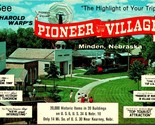 Harp&#39;s Pioneer Village Minden NE Nebraska UNP Chrome Postcard D5 - $2.92