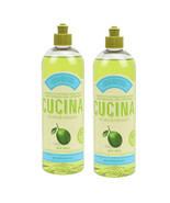Cucina Lime Zest &amp; Cypress Biodegradable Concentrated Dish Soap 16.9Oz -... - £18.87 GBP