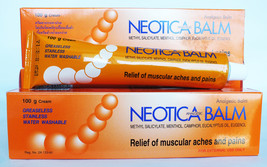 3 packs NEOTICA RELAX CREAM Relief Muscle Aches Sport Pains Insect 100g ... - £17.57 GBP