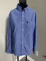 American Eagle Outfitters Prep Fit Men’s Button Down Long Sleeve Shirt Size XS - £6.16 GBP