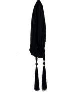 Dressy Nash chiffon 62” scarf with tassels - $40.60 CAD