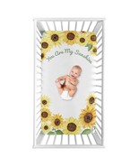 Sweet Jojo Designs Yellow, Green and White Sunflower Boho Floral Girl Ba... - £33.86 GBP