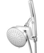 Waterpik High Pressure Handheld Wand &amp; Rain Shower Head Combo 8 ft. Meta... - $81.36 CAD