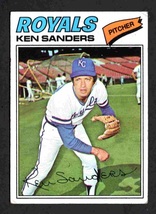  Kansas City Royals Ken Sanders 1977 Topps Baseball Card #171  good - £0.39 GBP