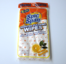 Spic and Span Orange Scented Cleaning Wipes 6 Pack Discontinued - £9.58 GBP