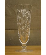 Vintage Waterford Crystal 7&quot; Footed Flared Flower Bud Vase Kilbarry Pattern - £43.62 GBP