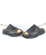 Vtg 90s Dr Martens Womens 10 Chunky Platform Leather Strap Slip On Sanda... - $277.15