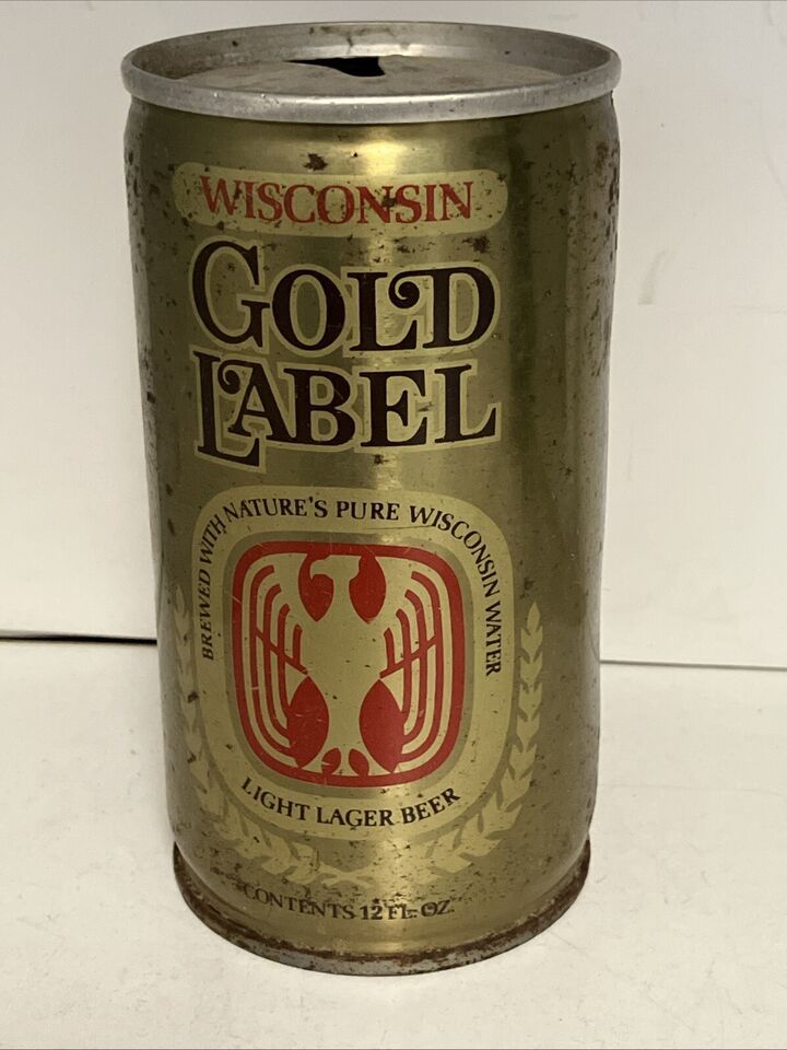 Wisconsin Gold Label Beer Can 12 Oz - $9.85