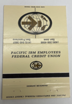 Pacific IBM Employees Federal Credit Union Norkey Hotline Matchbook Cover - £7.76 GBP