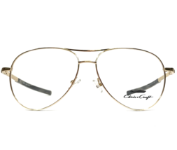 Chris Craft Eyeglasses Frames CF1023 04 Brown Gold Round Full Rim 57-14-145 - £72.64 GBP