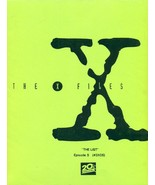 1995’s THE X-FILES: THE LIST repro sci-fi TV series third season script - $30.88 CAD