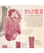 1966 Tony Lama Slim Pickens Boots Advertisement Leather Cowboy Footwear ... - €25,56 EUR