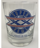 VNTG Chicago Bears x NE Patriots Super Bowl XX 1986 NFL Football Whiskey... - $16.72