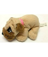 POUND PUPPIES 6&quot; Light Brown With Short Dark Brown Ears Plush Pup Figure - $27.13 CAD