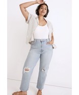 Madewell The Perfect Vintage Straight Jeans Women&#39;s 27 Blue w/ Magic Poc... - $60.48