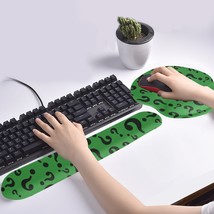 Riddler Riddles Green Questions Mouse Pad &amp; Wrist Rest - £38.54 GBP
