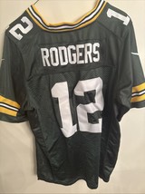 MENS Aaron Rodgers #12 Football Jersey Nike On Field Size 44 Green Bay P... - $466.65 MXN