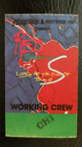 REO SPEEDWAGON - 1987 TOUR ROSEMONT, ILLINOIS ORIGINAL CLOTH TOUR BACKST... - $15.00