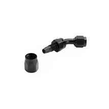12AN Swivel Hose End Fitting Adaptor 45° Elbow For CPE Fuel Hose Aluminum - £12.33 GBP