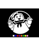 STAY PUFT Marshmallow Man Ghostbusters Vinyl Wall Window Decal CHOOSE SI... - $3.42+