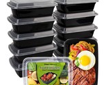 [38Oz] Plastic Food Storage Containers With Lids,10-Pack Reusable To Go ... - $19.99