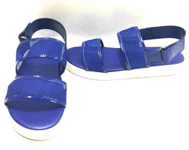 Dollhouse Blau Netz Sport Doppel Riemen Mode Sandalen Mit Weiß Sohle, US 9 - £20.65 GBP
