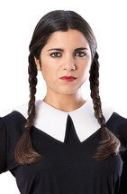 Wednesday Addams Family Adult Costume Wig - £25.95 GBP