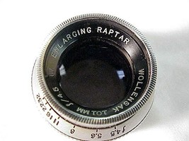 101mm f4.5 Wollensak Raptar Enlarging Lens (No 20) - $35.00