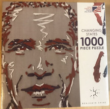 NEW President Obama 1000 Pc Puzzle Changing States #98803 Great American... - $9.49