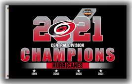Carolina Hurricanes Hockey Division Champions 2021 Flag 90x150cm 3x5ft B... - £11.95 GBP